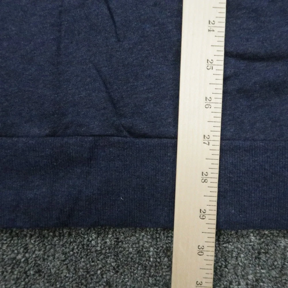 Criquet‎ Sweater Mens XL Blue Quarter Zip Cotton Mock Neck Jumper